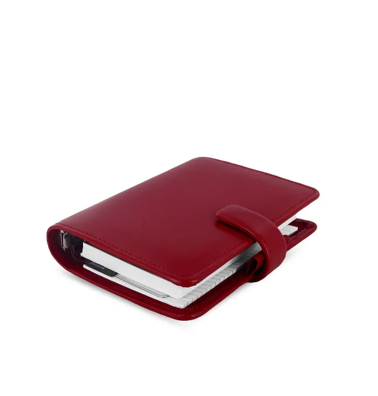 Filofax Metropol Pocket organiseur rouge similipelle