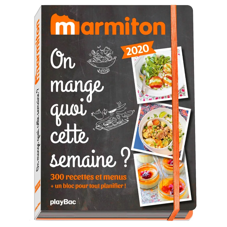 Frigobloc Marmiton Note+book livre recettes planificateur