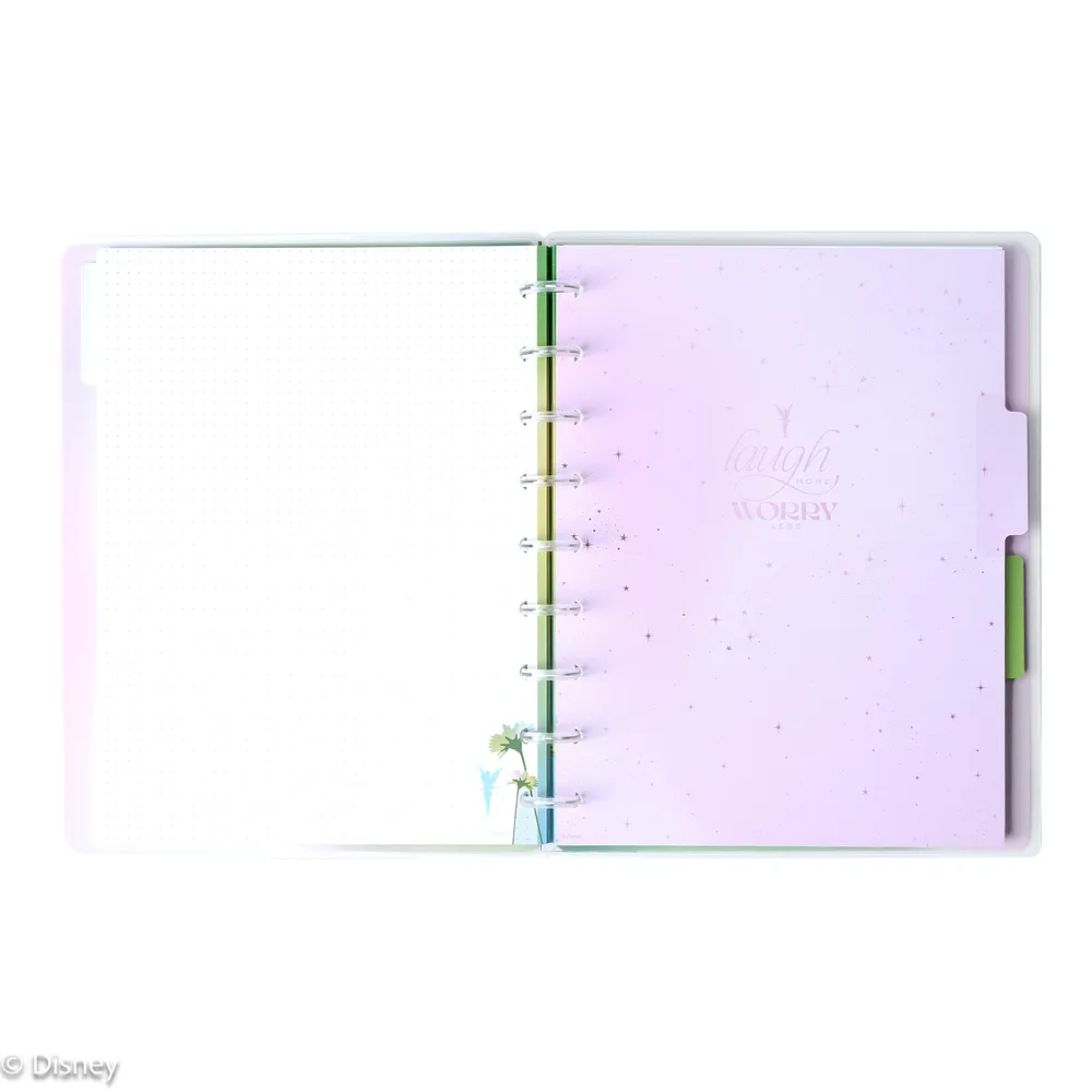 Happy Planner Disney Tinker Bell carnet pointillé 60 feuilles