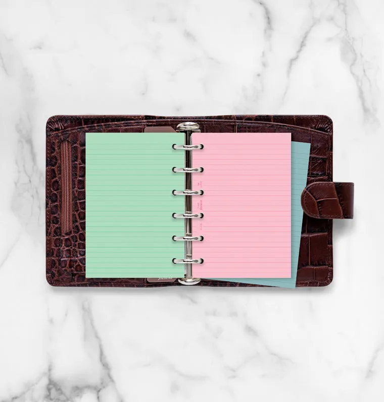 Filofax Fashion recharge lignée Pocket 30 colorée