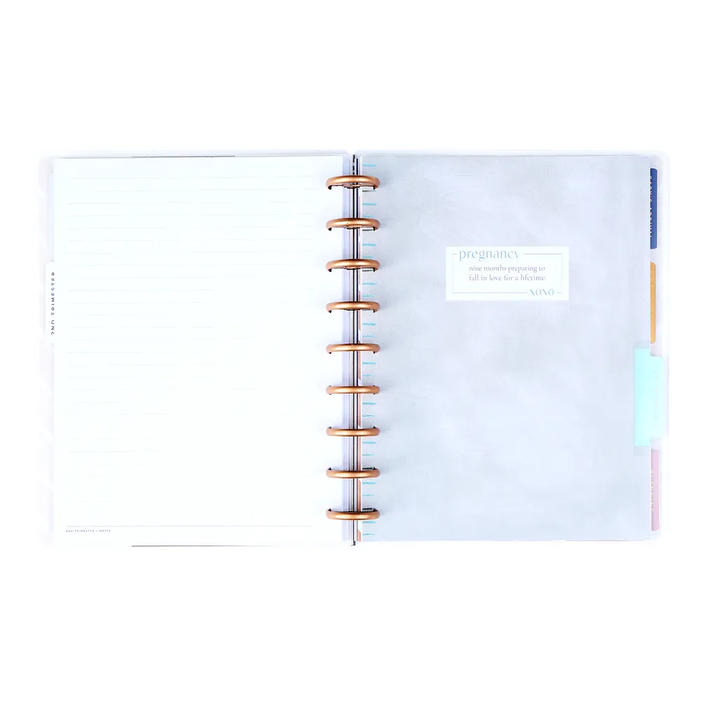 Happy Planner Baby on the Way agenda grossesse non daté 9 mois