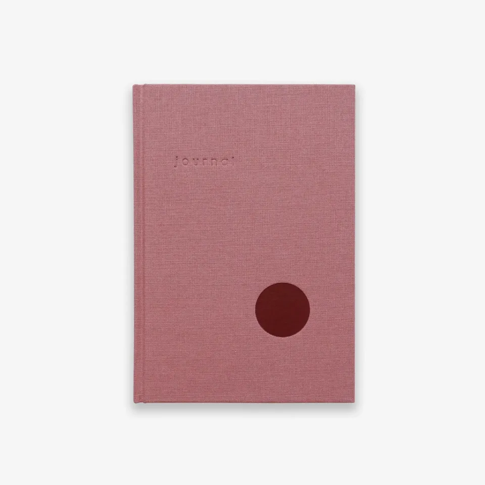 Kartotek carnet rigide A5 rose ligné 240 pages