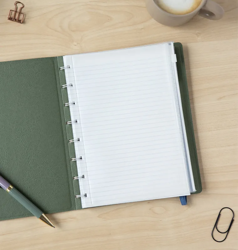 Filofax pochette zippée A5 pour notebook rangement