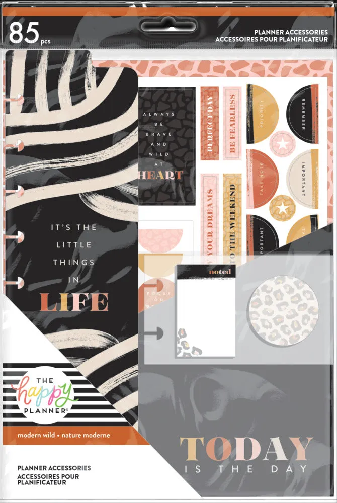 Happy Planner Modern Wild Classic pack accessoires animaux