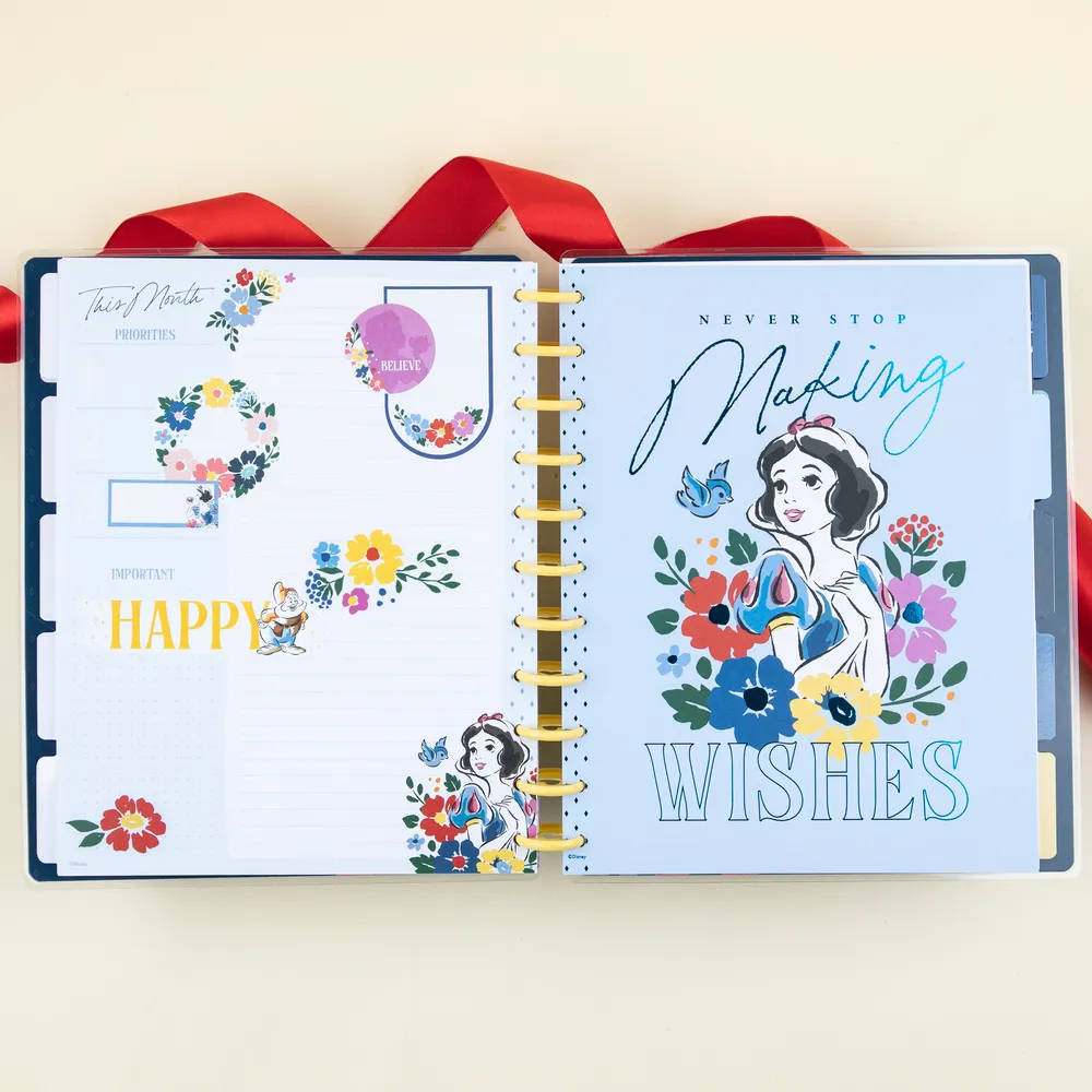 Happy Planner Big agenda Disney Blanche-Neige vertical nondaté