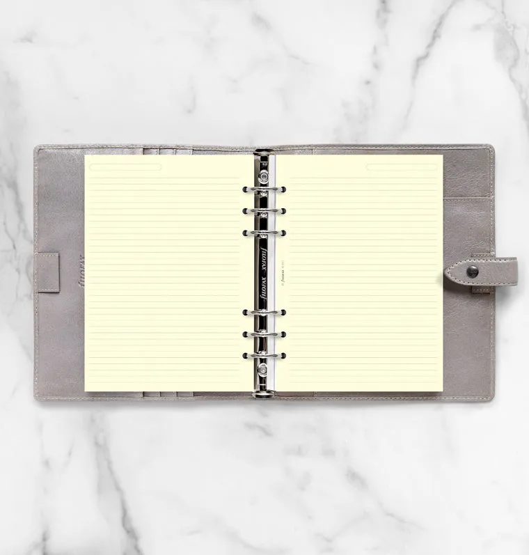 Filofax Classic recharge A5 feuilles lignées crème 25 feuilles