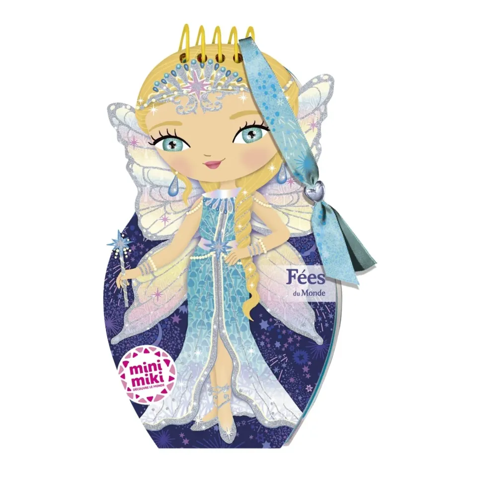 Minimiki Carnet créatif Fées du monde avec bracelet