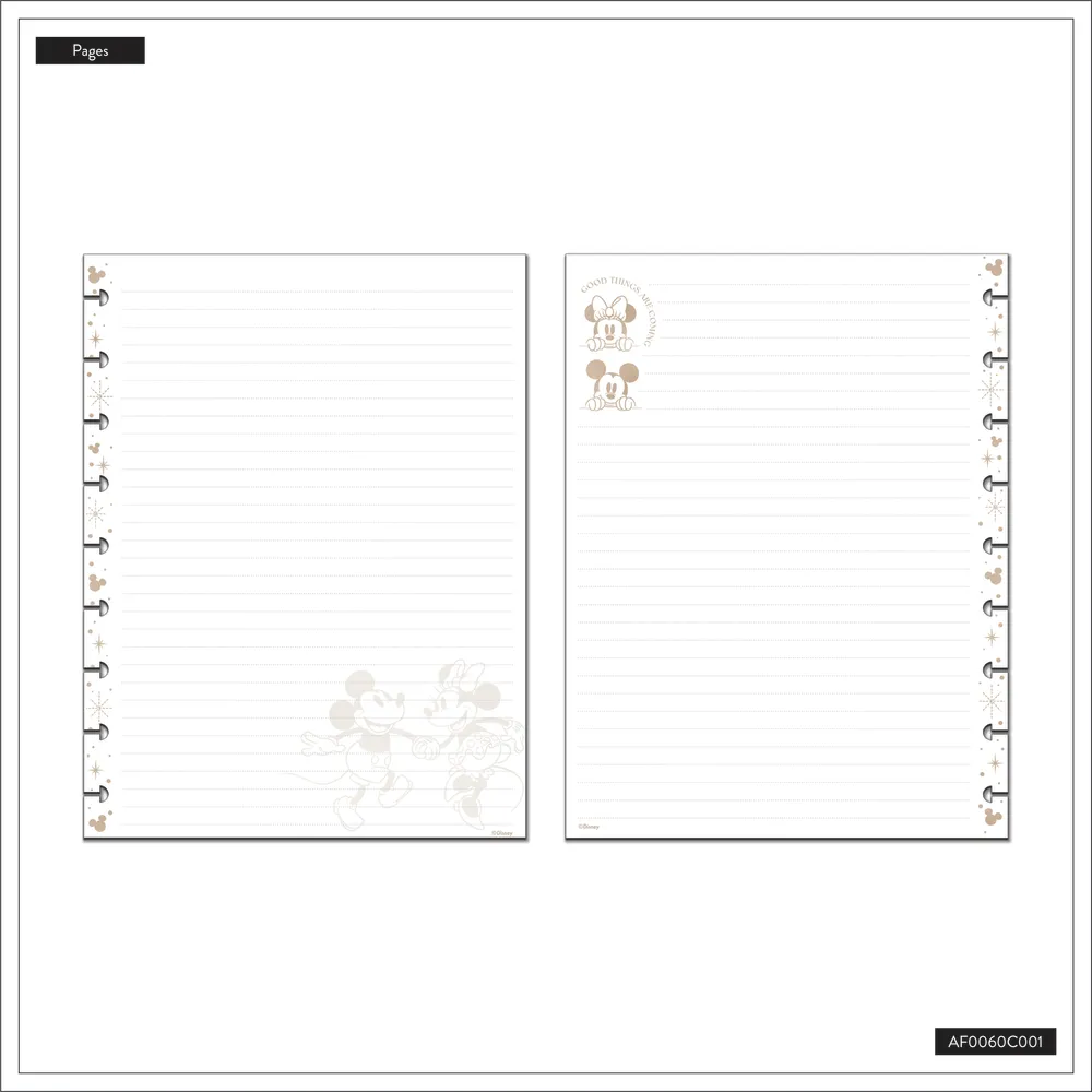 Happy Planner Disney Mod Mickey recharge papier pointillé Classic 40