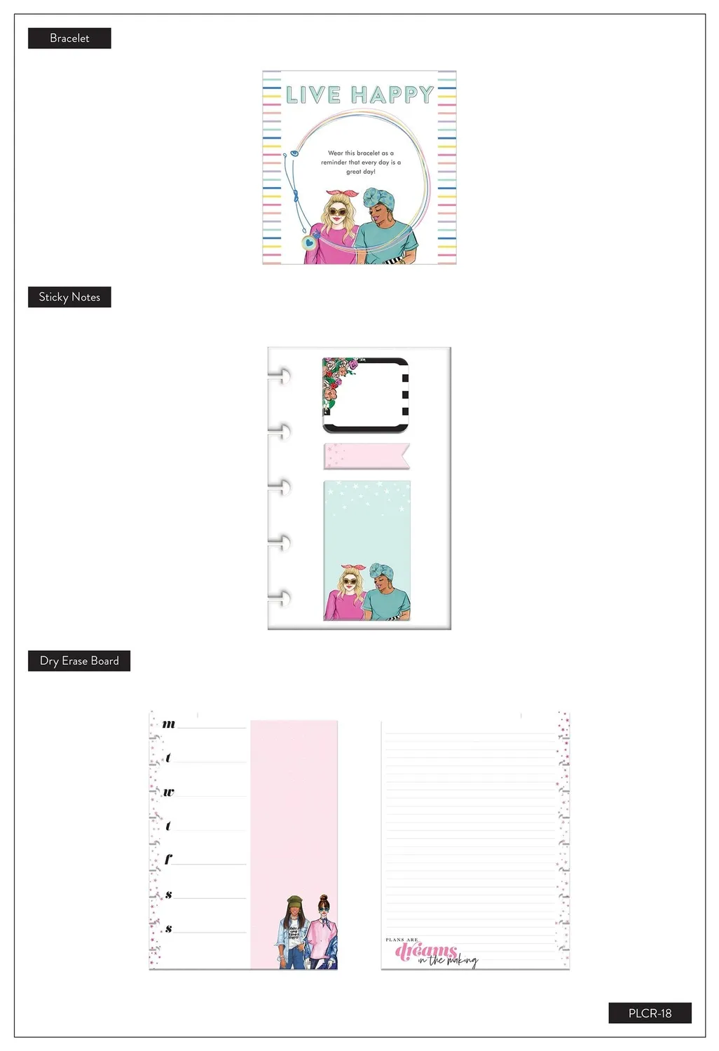 Happy Planner Rongrong Classic compagnon accessoires planner
