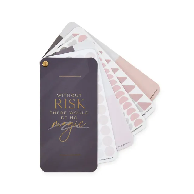 Happy Planner Work + Life carnet stickers minimaliste 16 feuilles