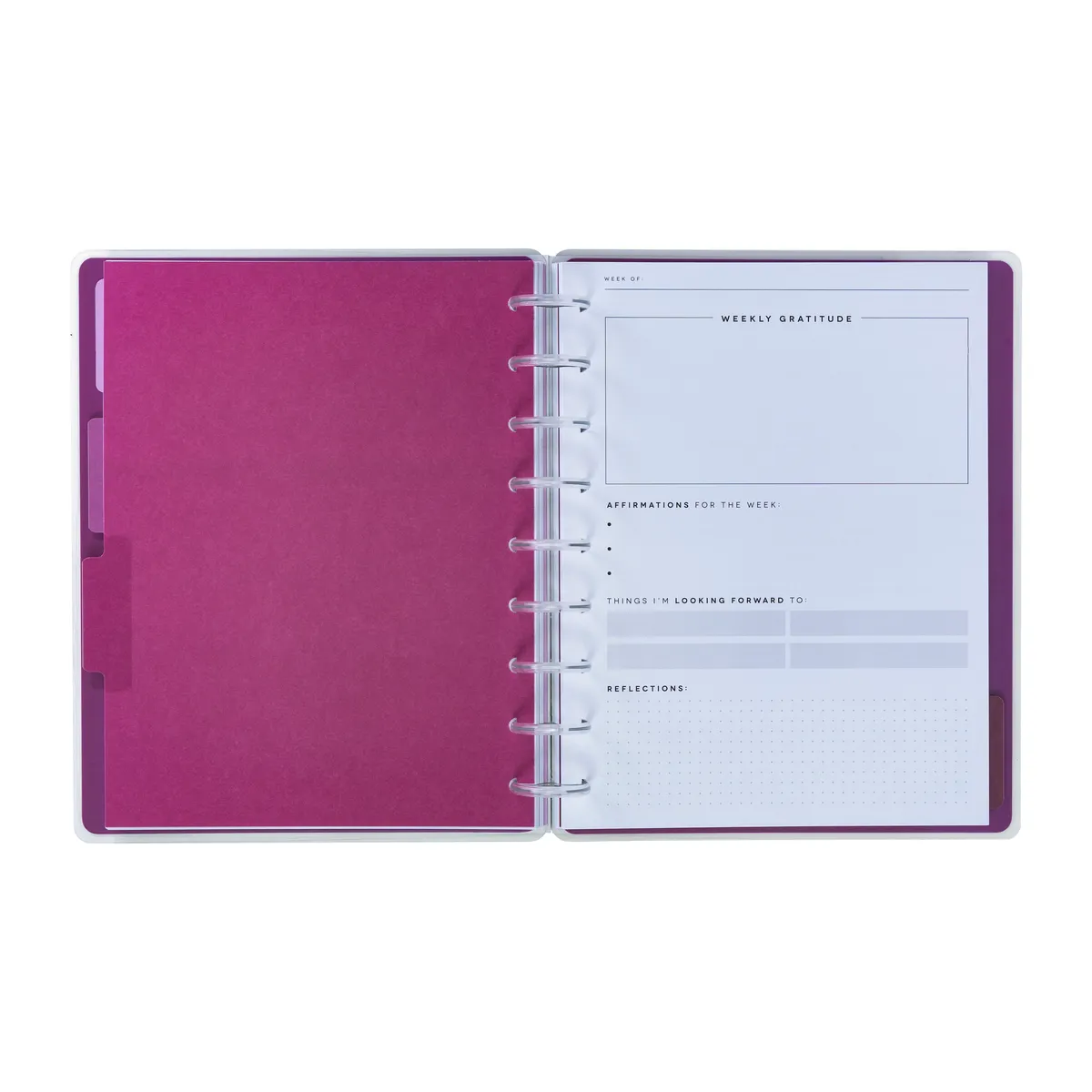 Happy Planner Reflect & Grow journal gratitude 80 pages
