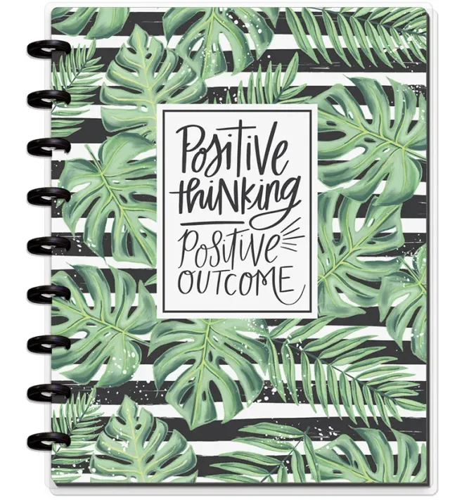 Happy Planner Tropical carnet à disques ligné 60 feuilles