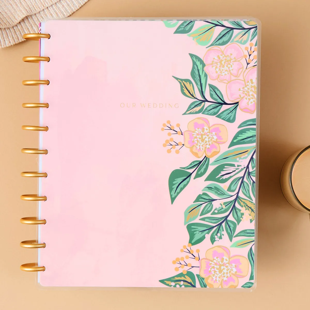 Happy Planner Garden Wedding agenda mariage Big 12 mois non daté