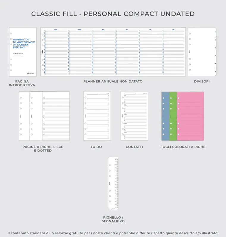 Filofax Garden organiseur Personal compact zip Dusk