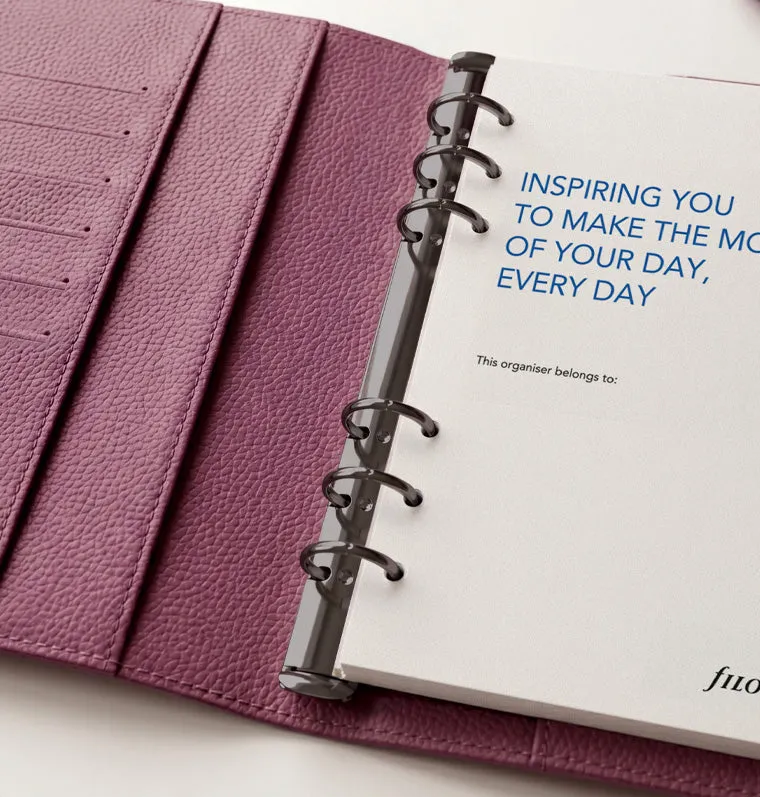 Filofax Camden Organiser A5 agenda modulaire violet