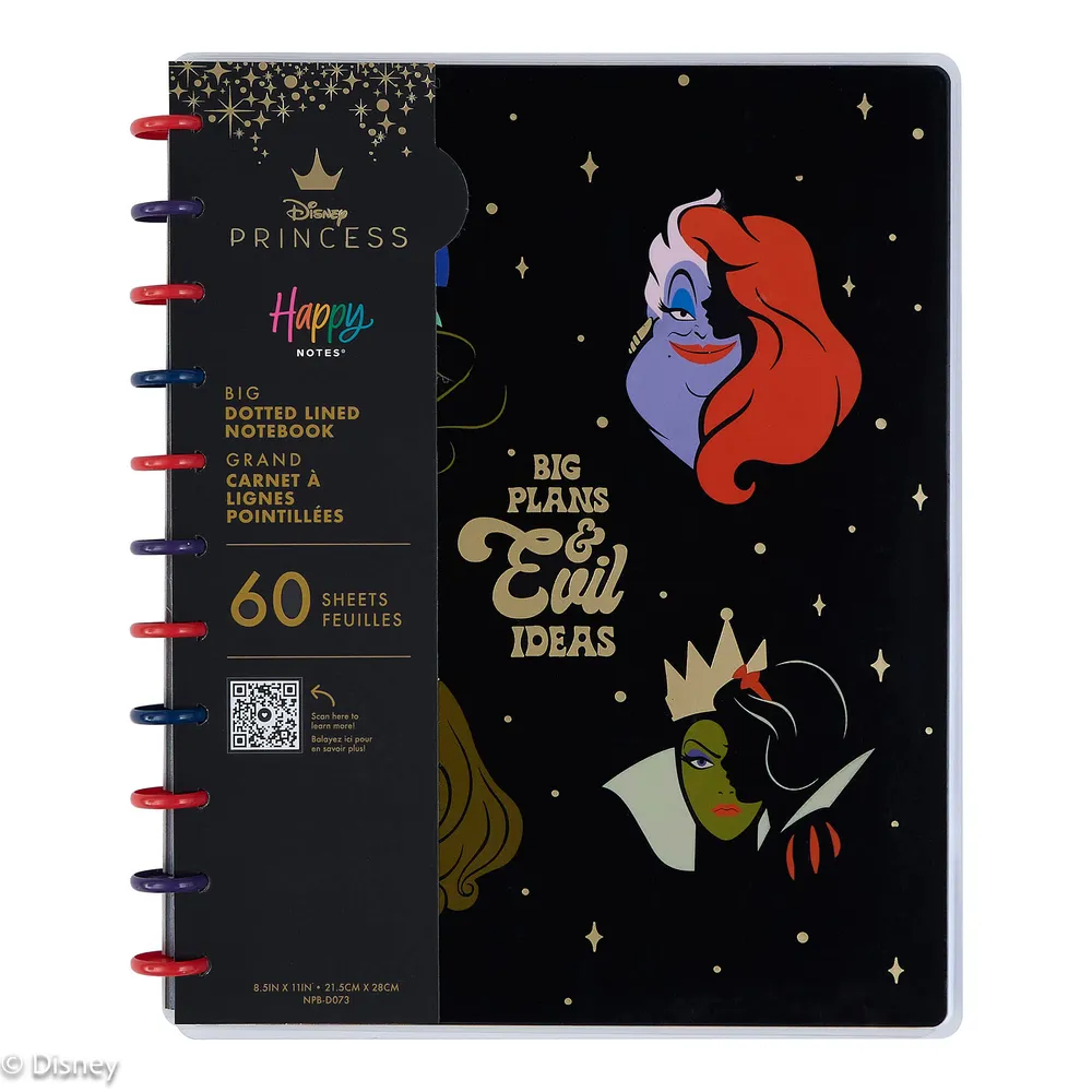 Happy Planner Disney Good vs Evil carnet ligné Big 60