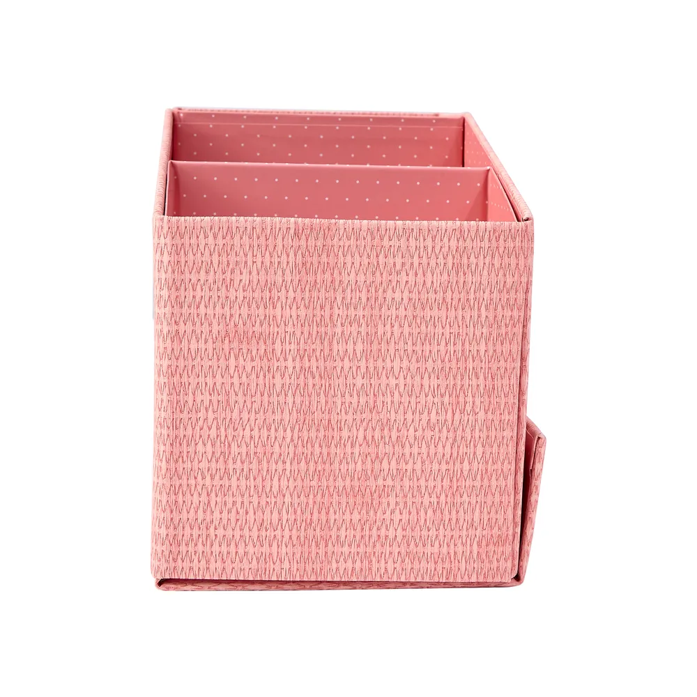 Me & my big ideas Happy Woven Apricot boîte rangement stickers