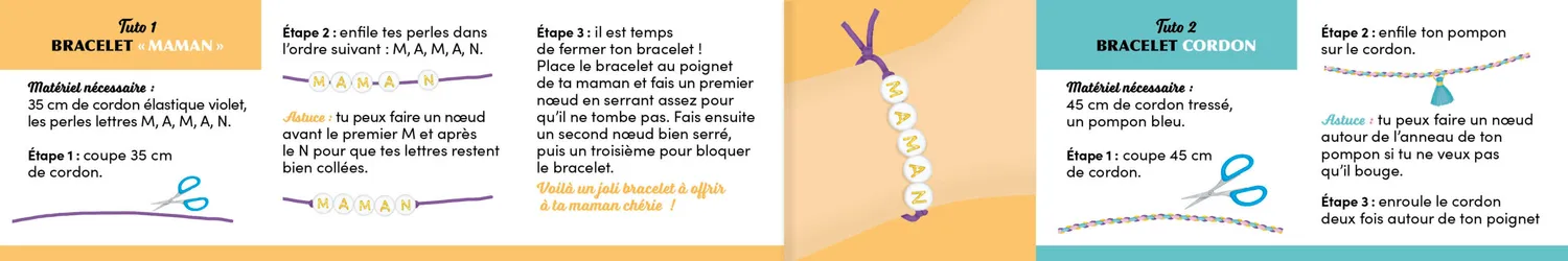 Frigobloc Coffret Bracelets Maman chérie kit 5 bracelets