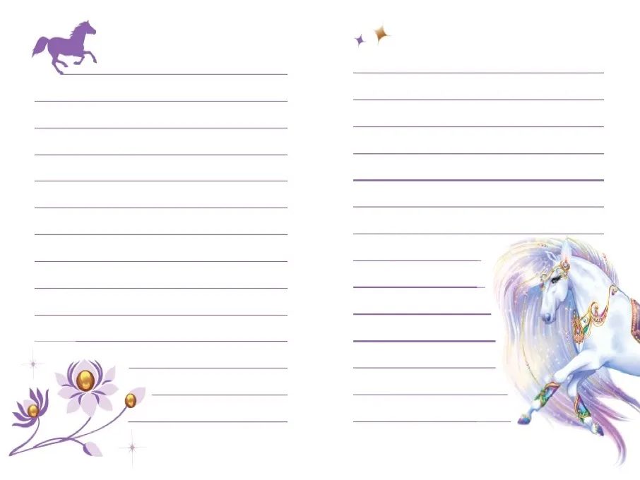 Animal Style Journal intime Cheval cadenas 75 pages paillettes
