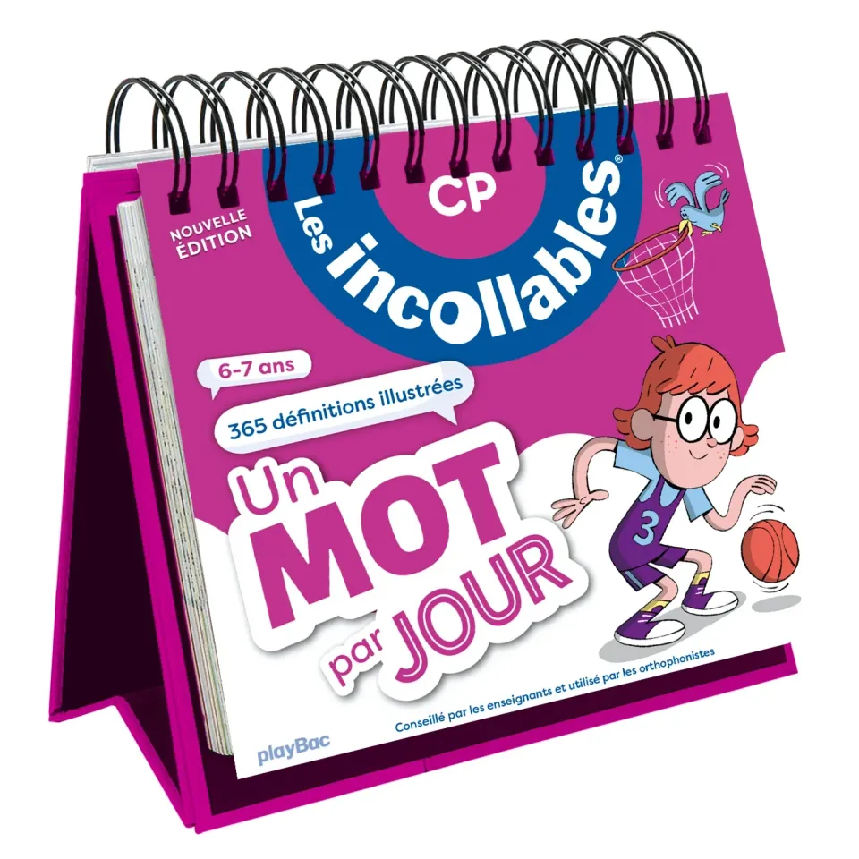 Frigobloc Incollables Un mot par jour calendrier CP chevalet