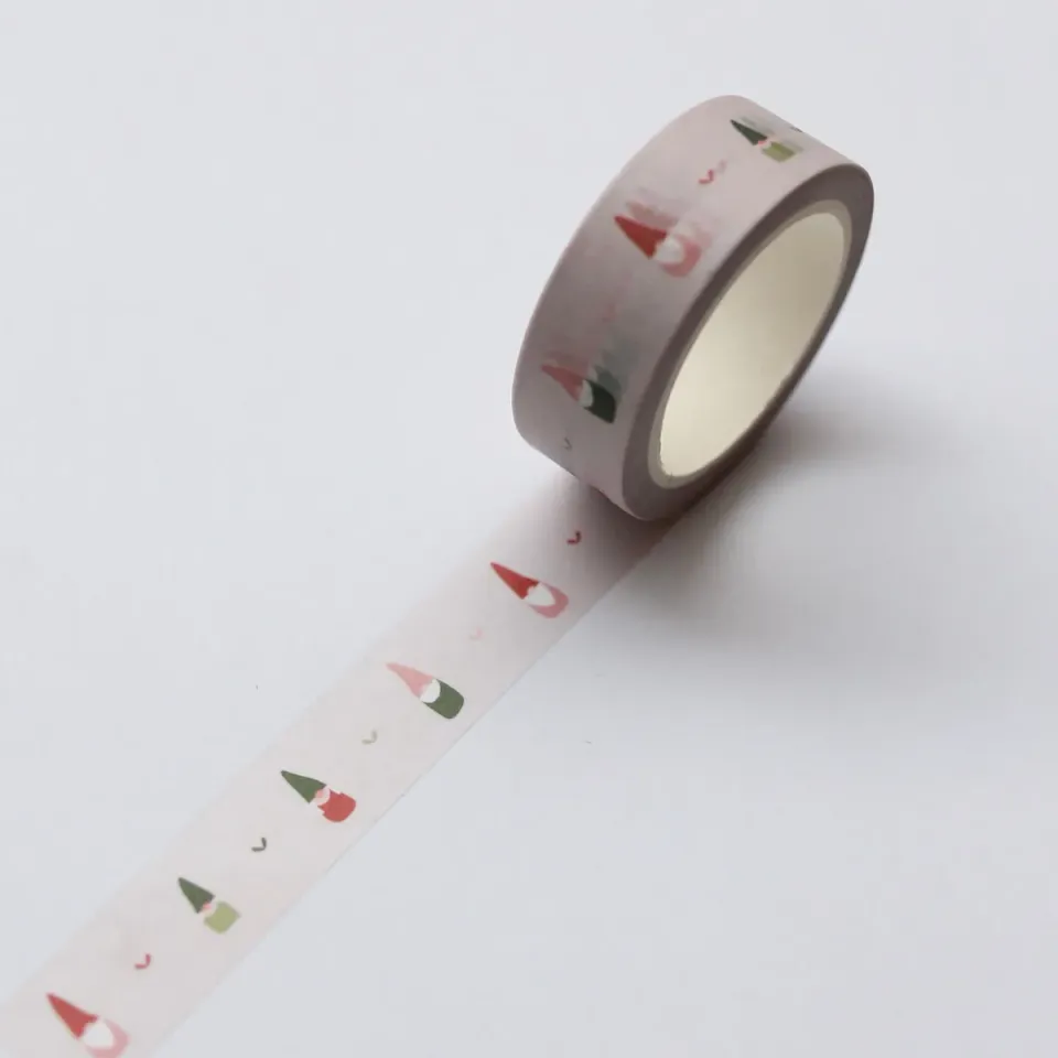 Kartotek Christmas Elves masking tape lutins Noël