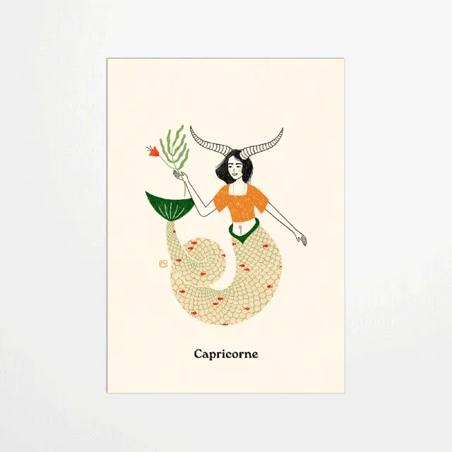 My365 carte postale Marine Laurent Capricorne