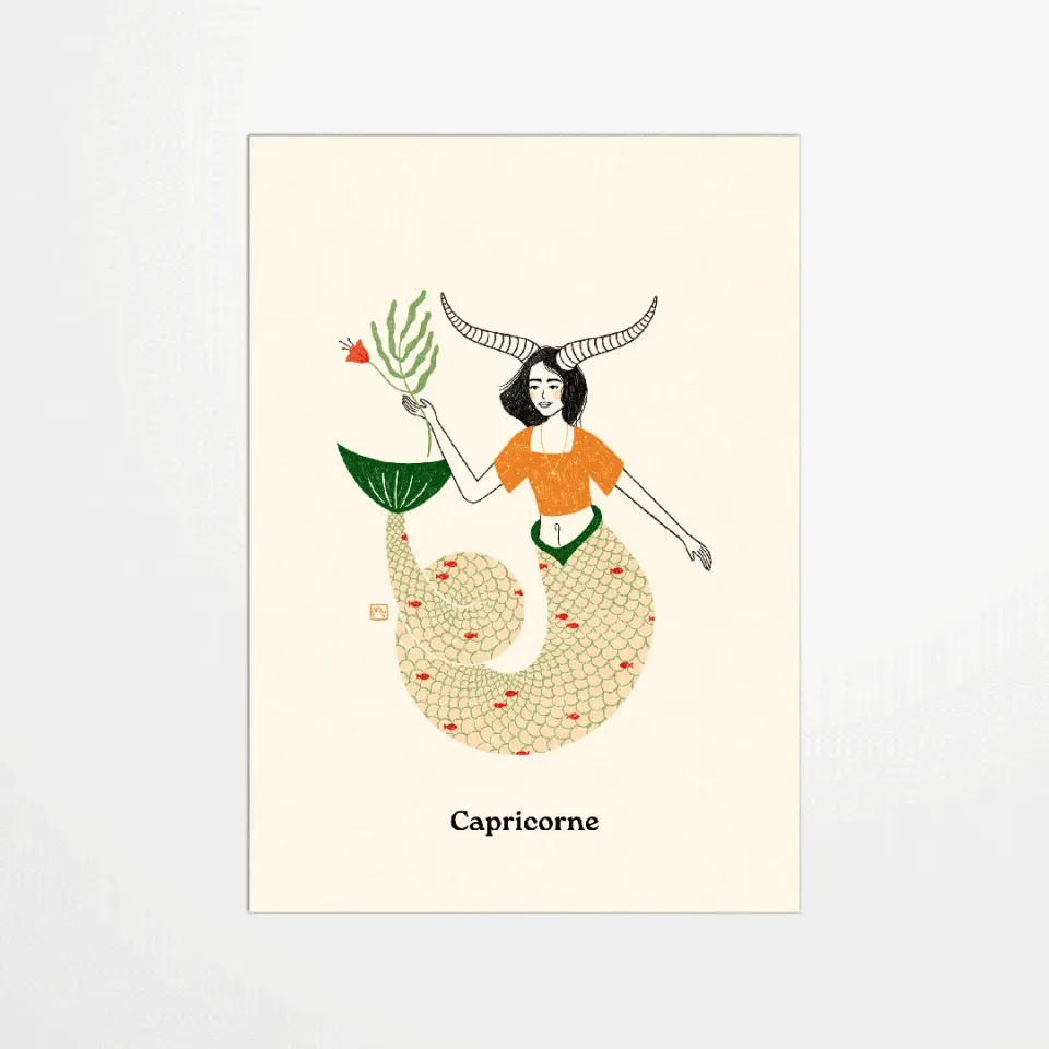 My365 carte postale Marine Laurent Capricorne