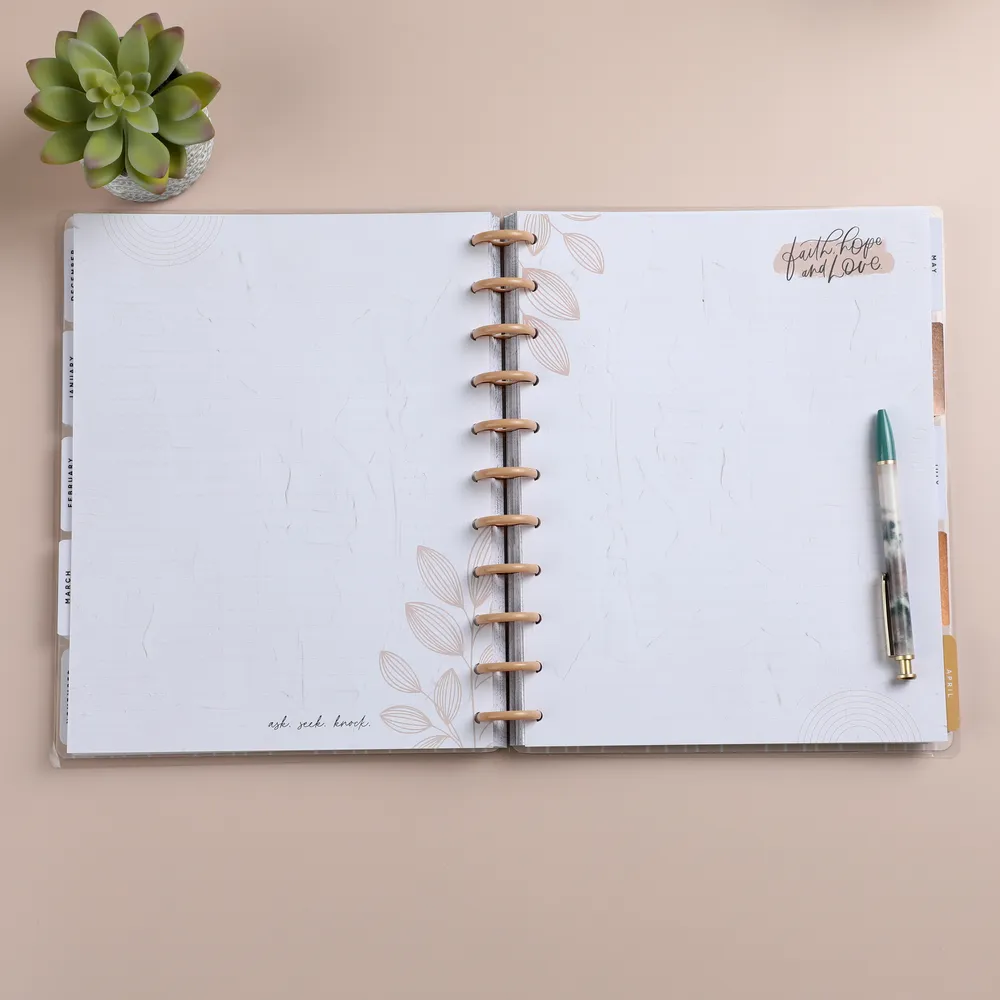 Happy Planner Faith Mood recharge papier ligné pointillé 40 feuilles