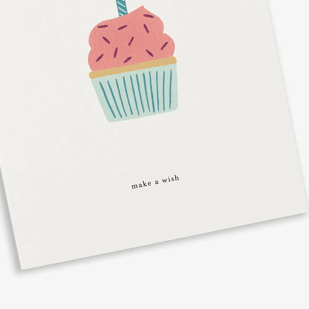 Kartotek Birthday Cake carte anniversaire avec enveloppe