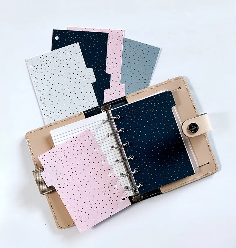 Filofax Confetti intercalaires Pocket 6 onglets plastique