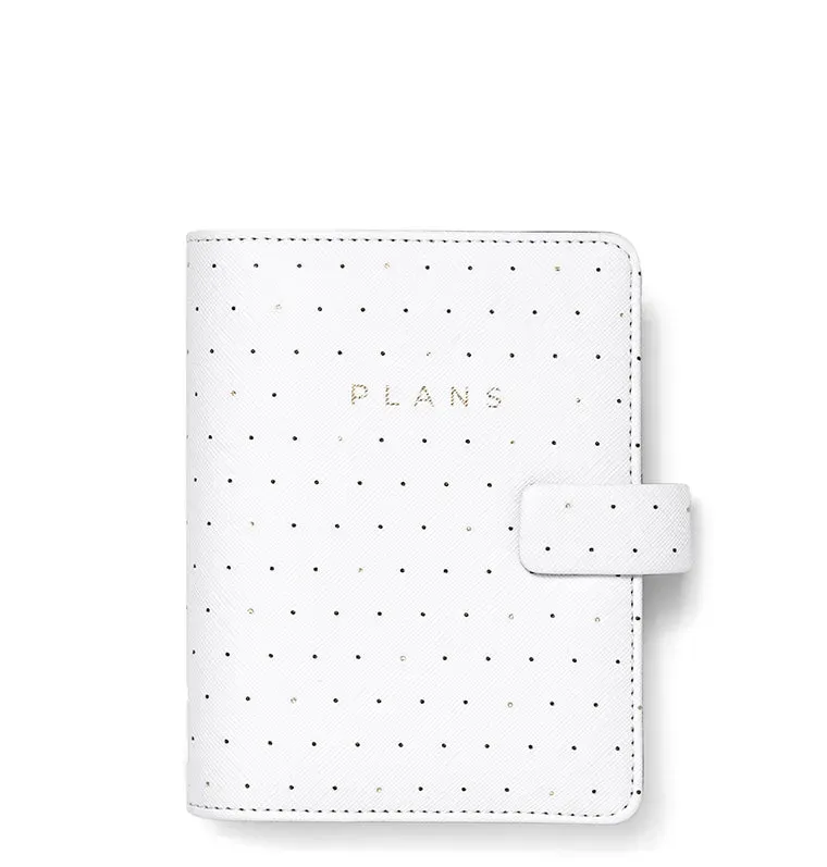 Filofax Moonlight organiseur pocket blanc doré