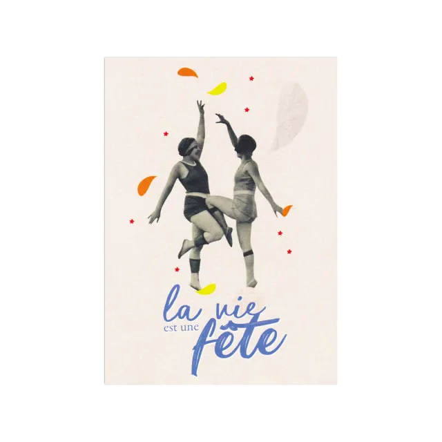 My365 La vie est une fête carte postale à envoyer