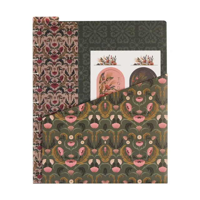 Happy Planner Twilight Tapestry pack accessoires Big floral