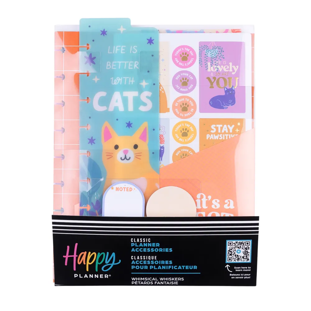 Me & my big ideas Whimsical Whiskers pack accessoires classic chat