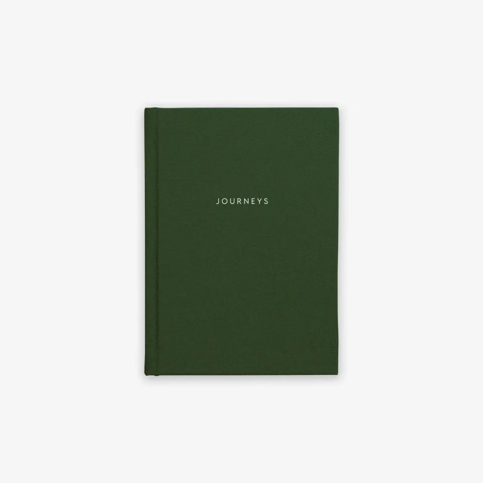 Kartotek Travel Journal carnet de voyage vert mousse 8 voyages