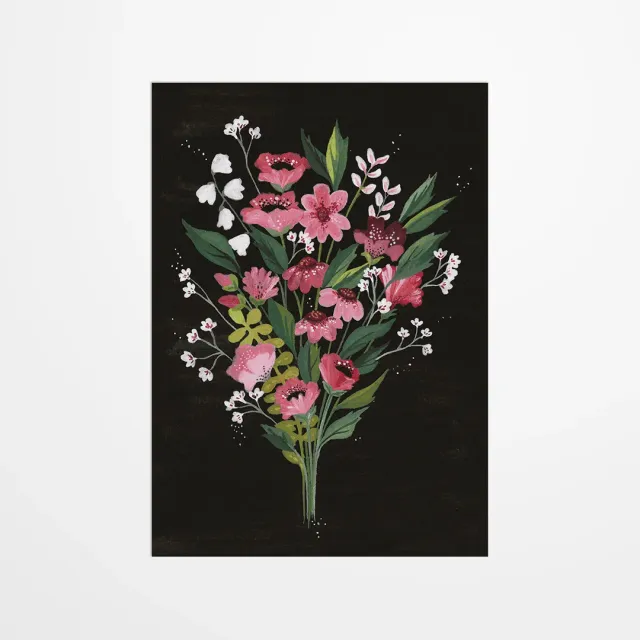 My365 Sonia Cavallini Le bouquet carte postale fleurs