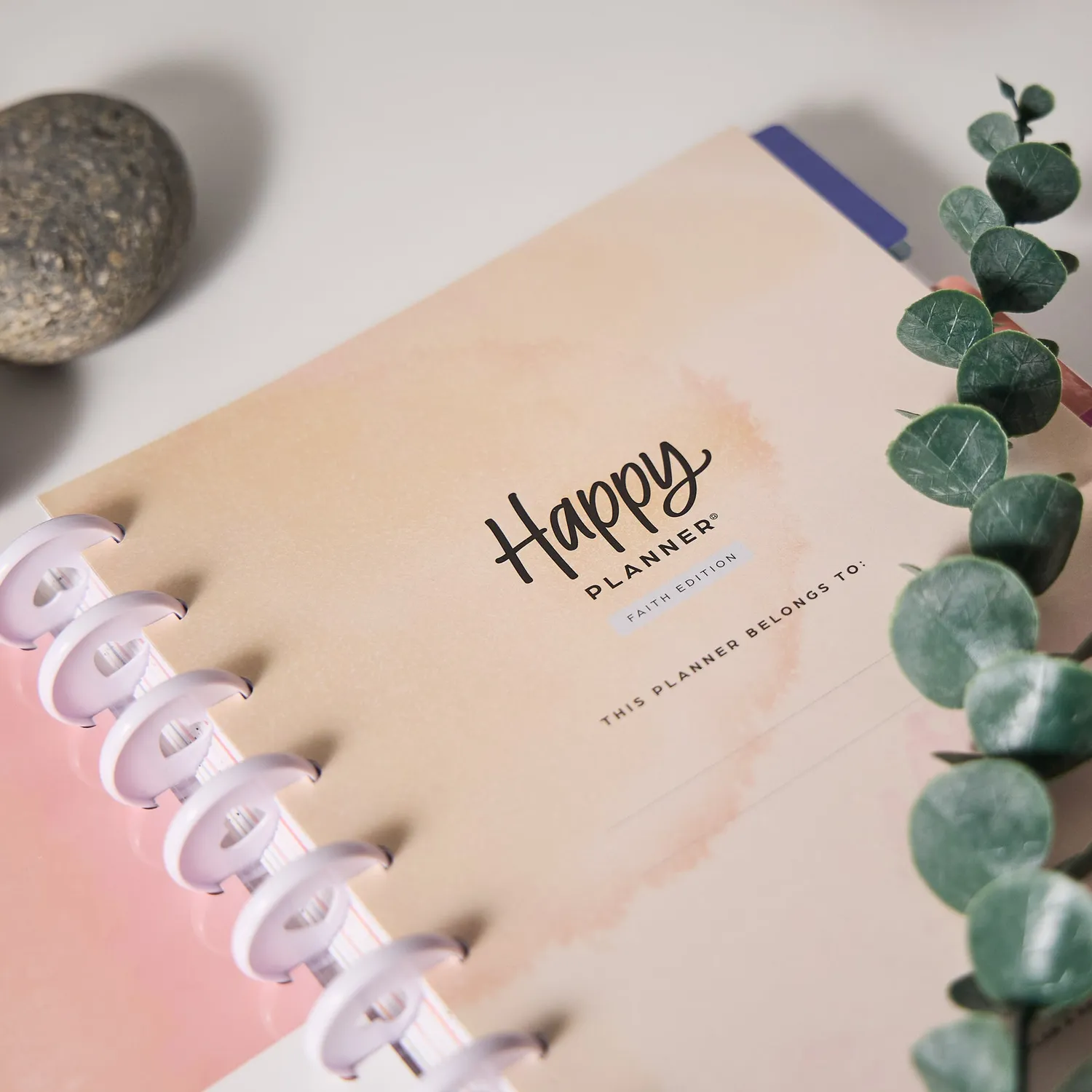 Happy Planner Rise & Align agenda foi non daté Classic 12 mois