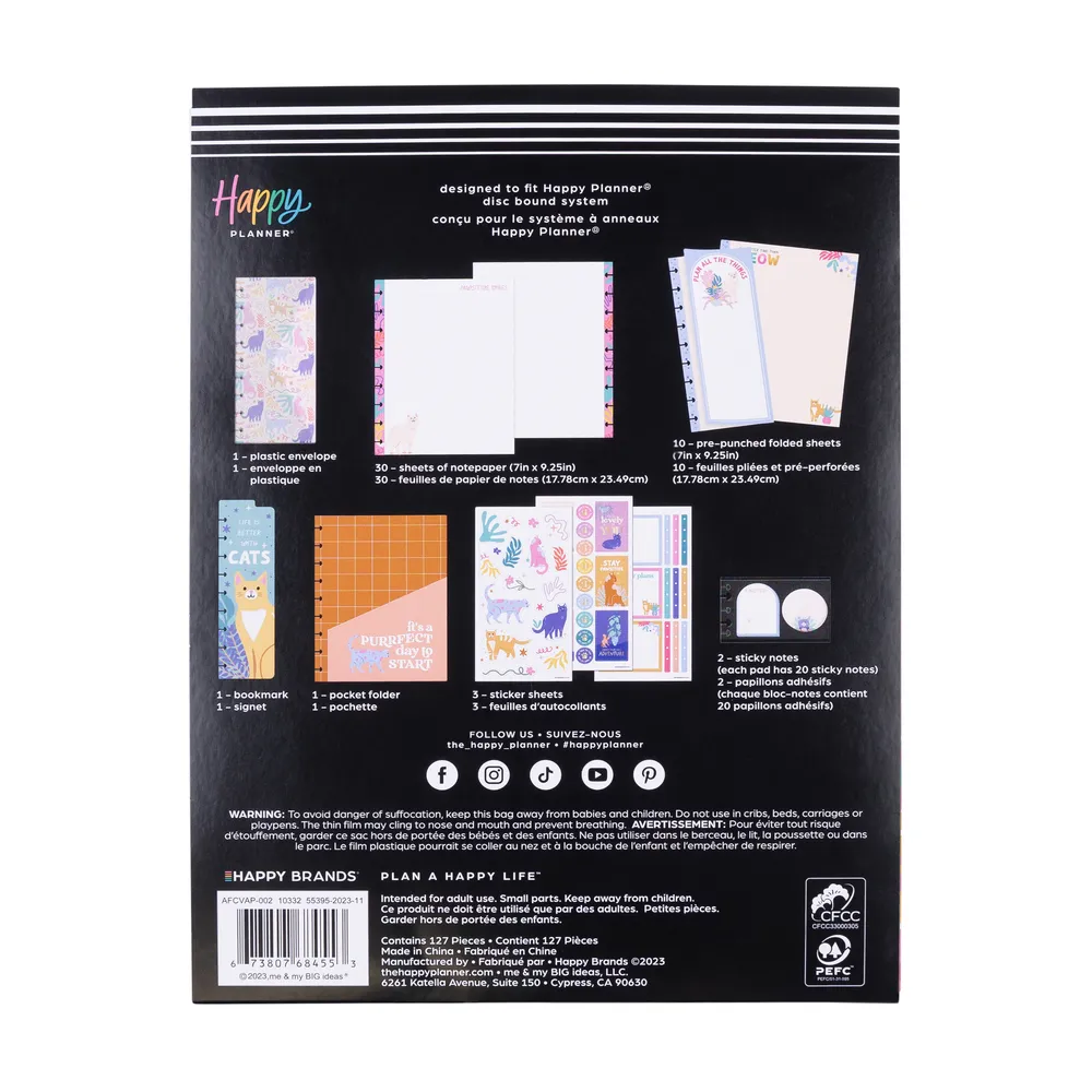 Me & my big ideas Whimsical Whiskers pack accessoires classic chat