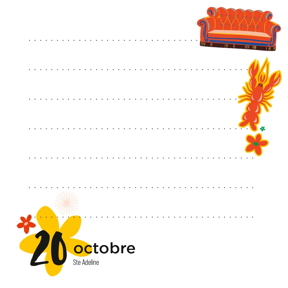 Friends Calendrier bloc notes mémo photos série
