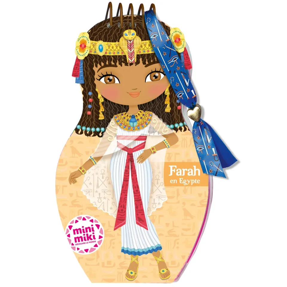 Frigobloc Minimiki Farah en Egypte carnet créatif stickers