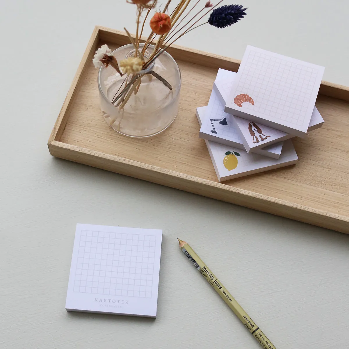Kartotek Plain sticky notes 75x75 mm 90 feuilles