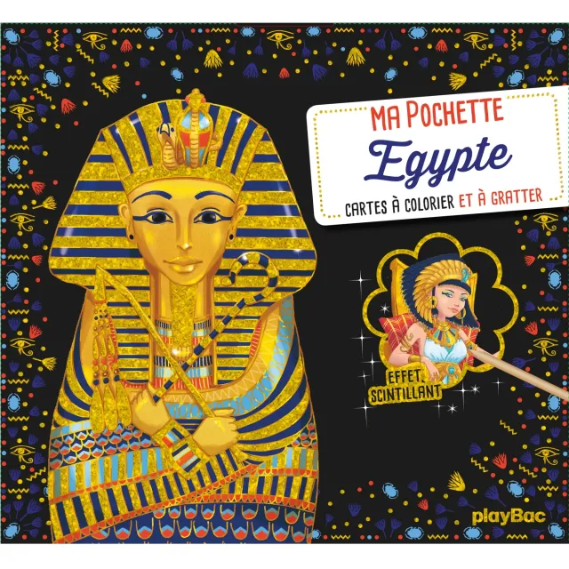 Frigobloc Ma pochette Egypte cartes à gratter loisir créatif