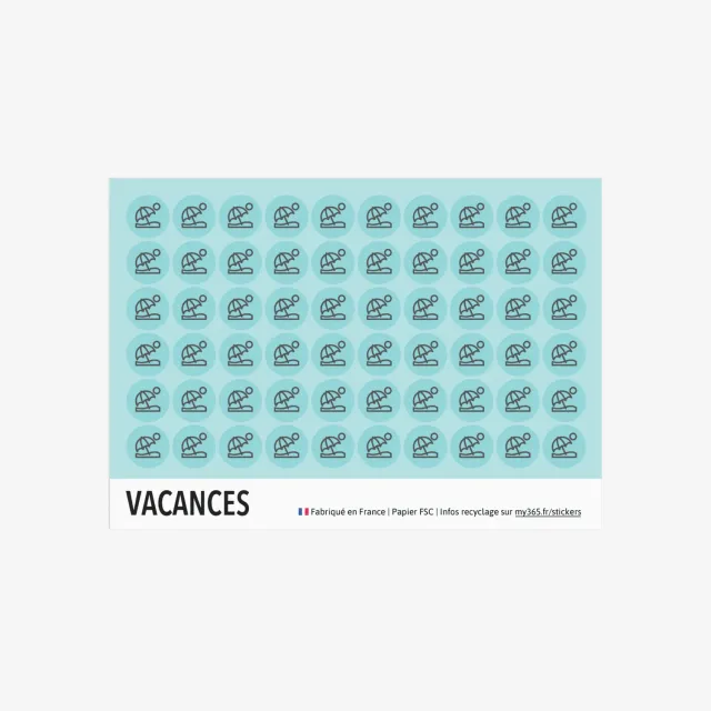 My365 Les stickers Vacances autocollants