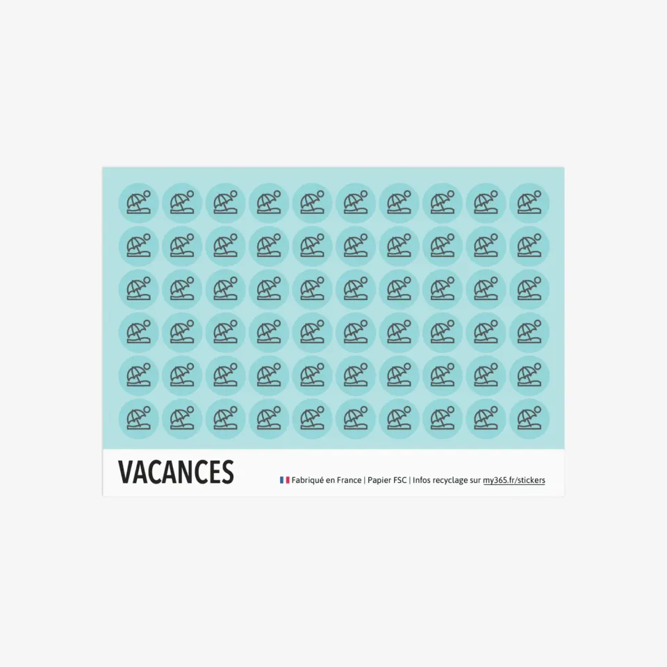 My365 Les stickers Vacances autocollants