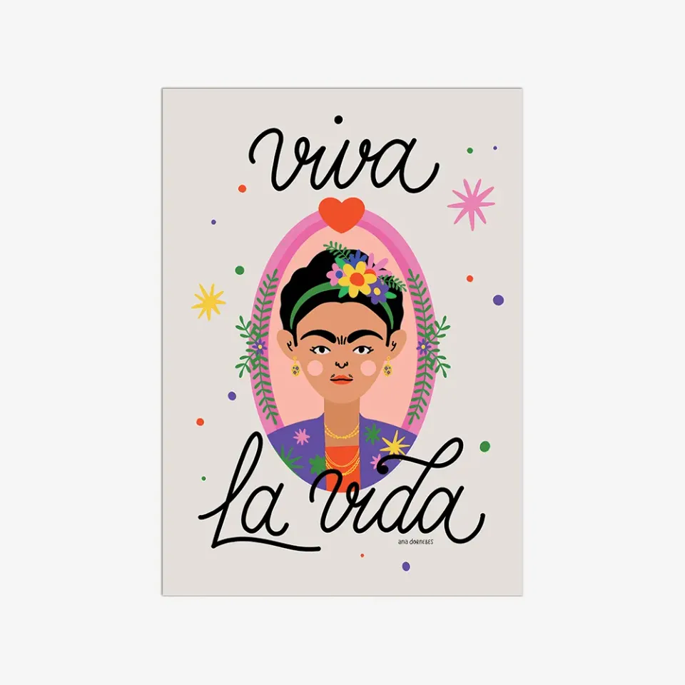 My365 Ana Dornelles Viva la vida carte postale illustrée