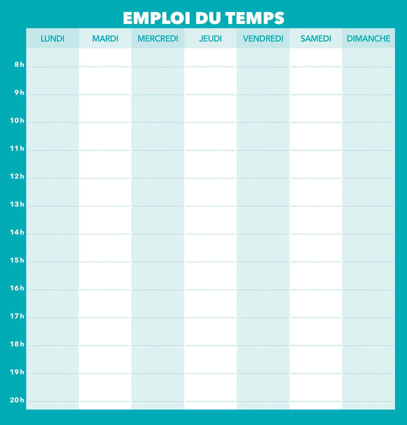 Frigobloc Mensuel Déco Friends 2024 calendrier frigo