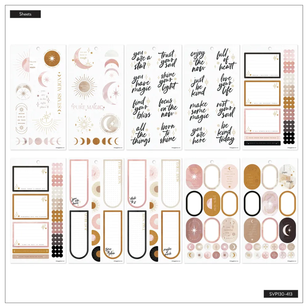 Happy Planner Everyday Magic stickers astrologie 725