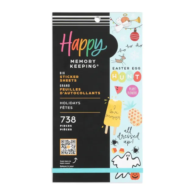 Happy Planner Seasonal 2 Big stickers agenda 30 planches saisons