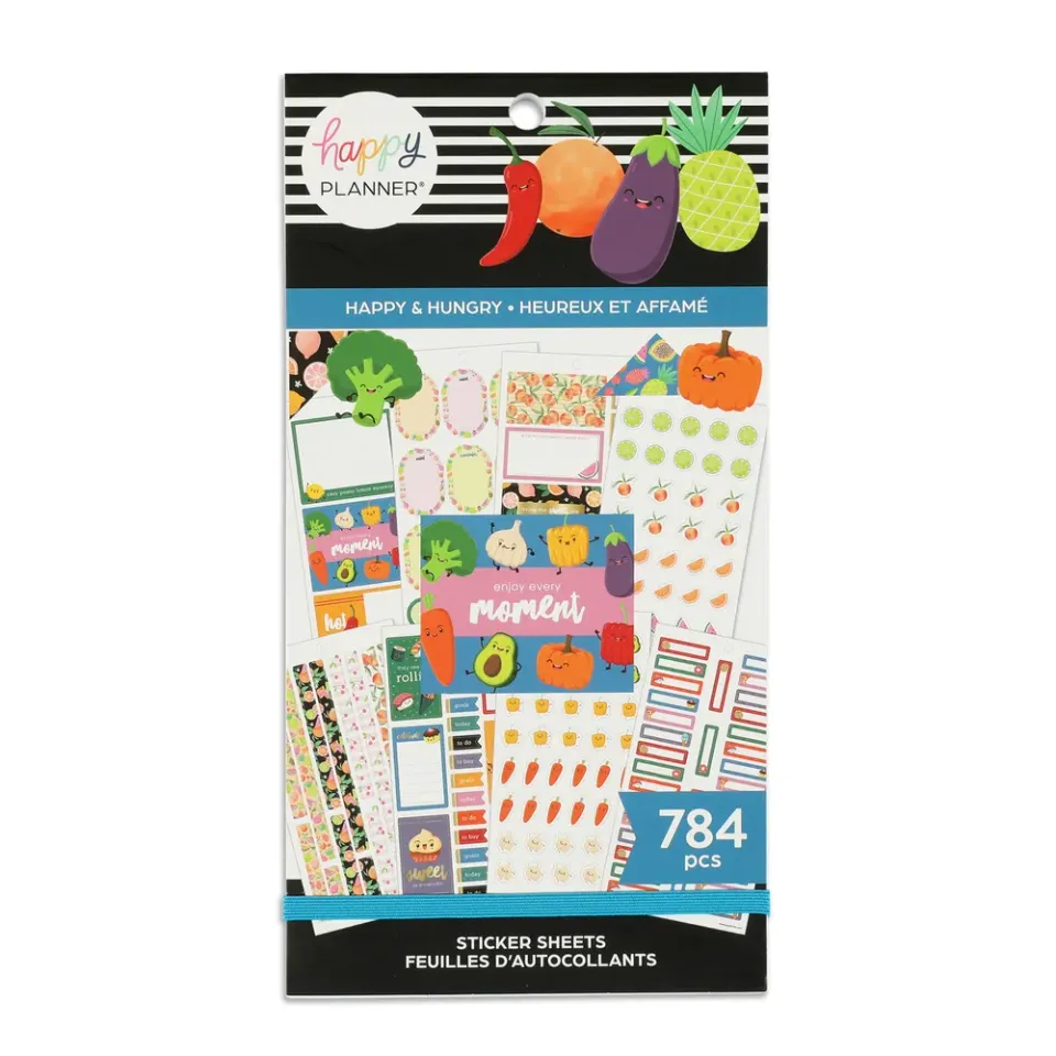 Happy Planner Happy & Hungry Food Value Pack carnet 784 stickers