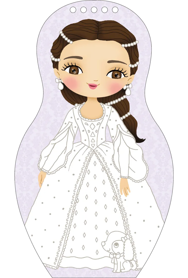 Minimiki Emma à Versailles carnet créatif stickers